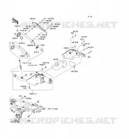 EXHAUST voor Kawasaki KLX125 2012