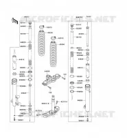FRONT FORK voor Kawasaki KLX125 2012