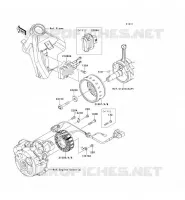 GENERATOR voor Kawasaki KLX125 2012