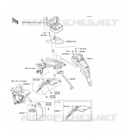REAR FENDER voor Kawasaki KLX125 2012