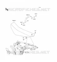 SEAT voor Kawasaki KLX125 2012