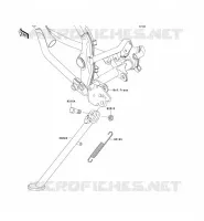 STAND voor Kawasaki KLX125 2012