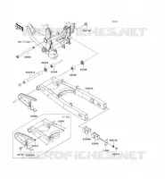 SWINGARM voor Kawasaki KLX125 2012