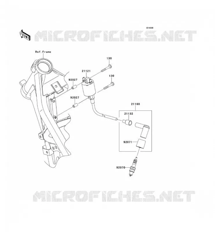 IGNITION SYSTEM Kawasaki MOTOS 125 2011 D-TRACKER 125  KLX125DBF