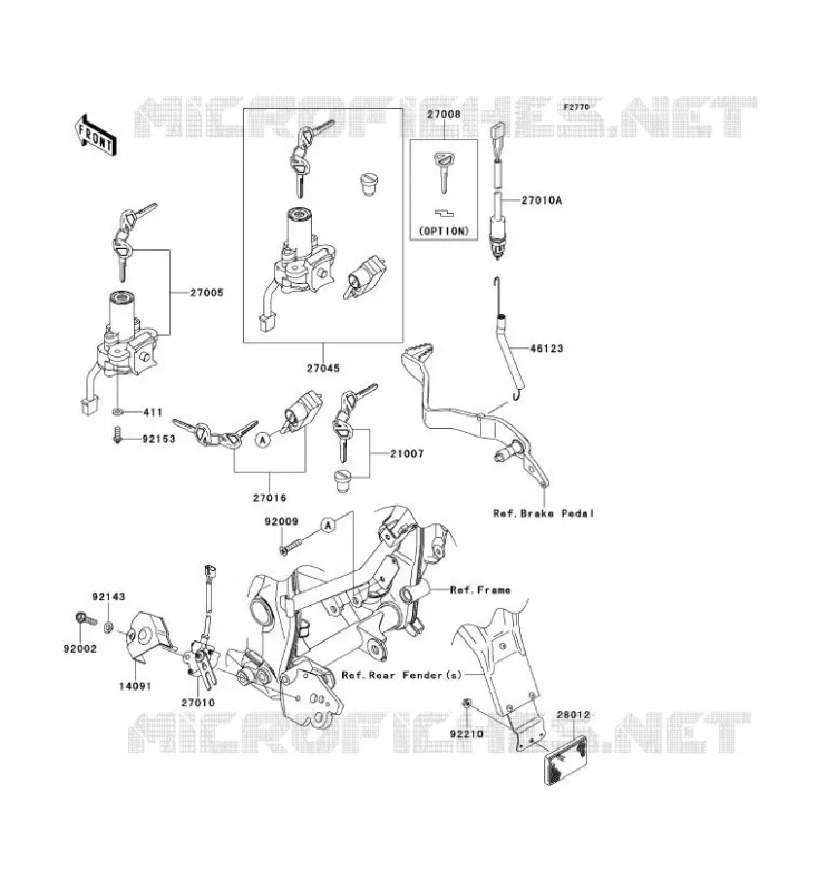 SWITCH Kawasaki MOTOS 125 2012 D-TRACKER 125  KLX125DCF