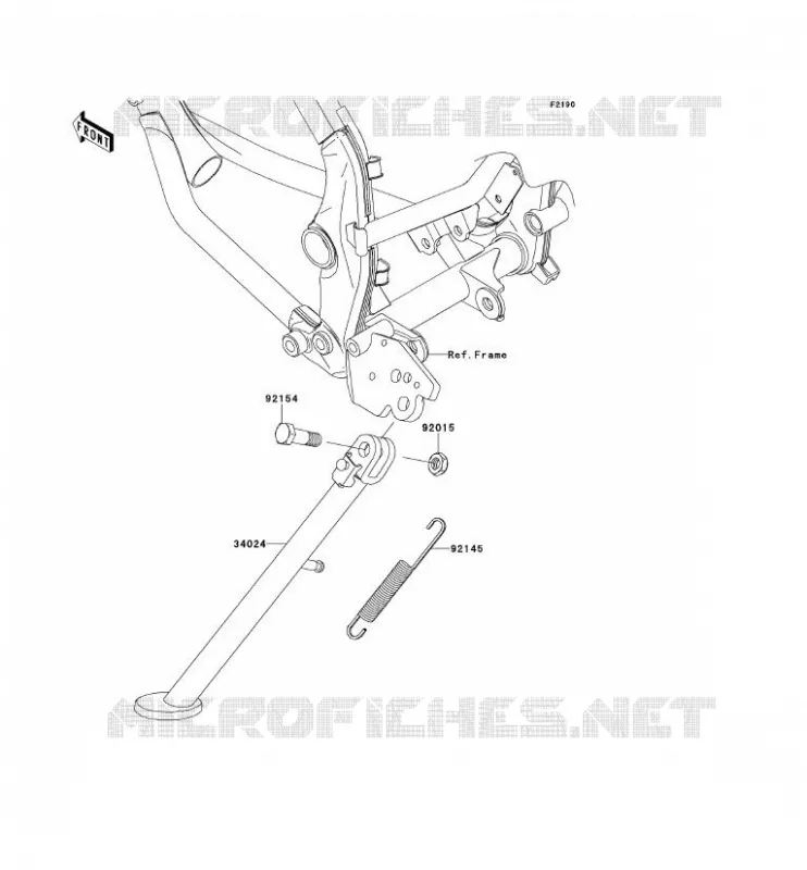 STAND Kawasaki MOTOS 125 2013 D-TRACKER 125  KLX125DDF