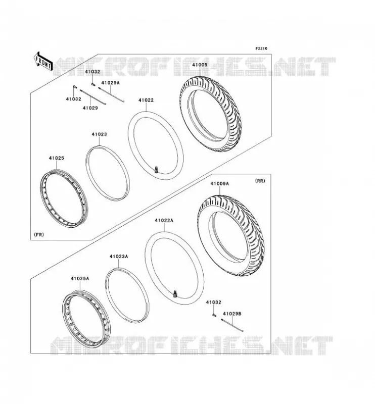 TIRES Kawasaki MOTOS 125 2013 D-TRACKER 125  KLX125DDF