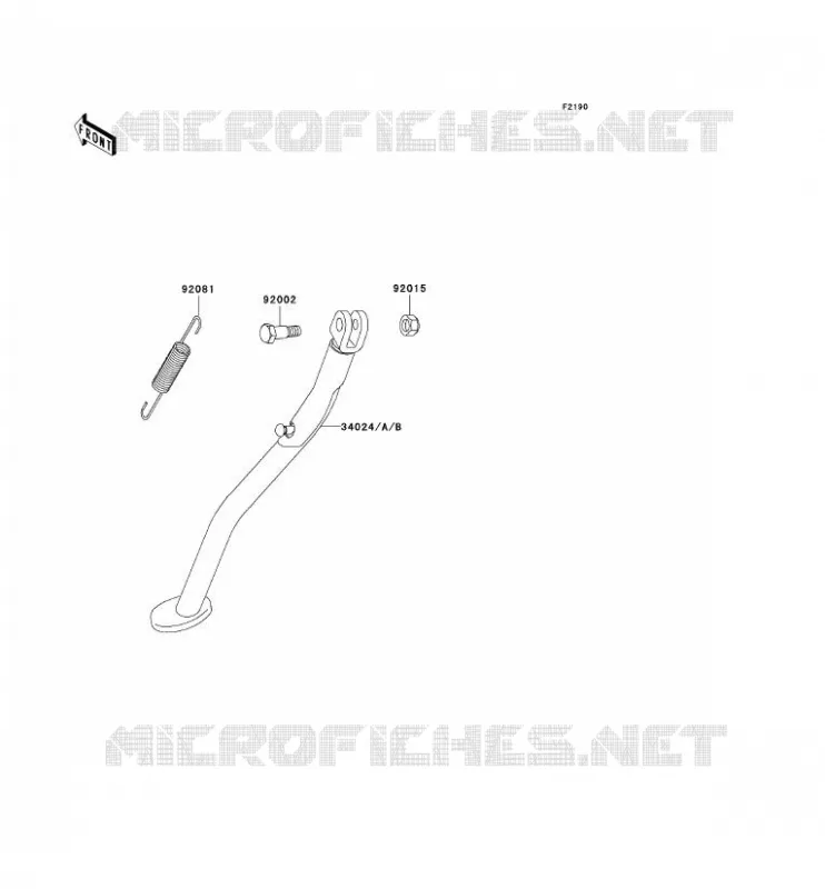 STAND Kawasaki TOUT-TERRAIN 250 1996 KLX250R  KLX250-D4
