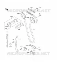 CAMSHAFT   TENSIONER voor Kawasaki KLX250 1993