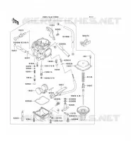 CARBURETOR voor Kawasaki KLX250 1993