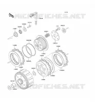 CLUTCH voor Kawasaki KLX250 1993