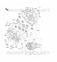CRANKCASE(S) voor Kawasaki KLX250 1993