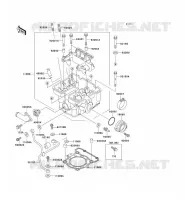 CYLINDER HEAD voor Kawasaki KLX250 1993