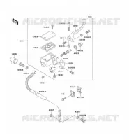 FRONT MASTER CYLINDER voor Kawasaki KLX250 1993