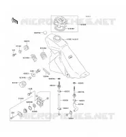 FUEL TANK voor Kawasaki KLX250 1993