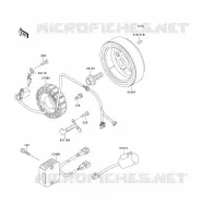 GENERATOR voor Kawasaki KLX250 1993