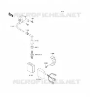 IGNITION SYSTEM voor Kawasaki KLX250 1993