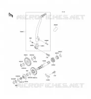KICK STARTER voor Kawasaki KLX250 1993