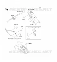 LABELS voor Kawasaki KLX250 1993