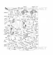 RADIATOR voor Kawasaki KLX250 1993