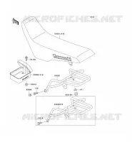 SEAT voor Kawasaki KLX250 1993