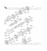 TRANSMISSION voor Kawasaki KLX250 1993