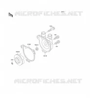 WATER PUMP voor Kawasaki KLX250 1993