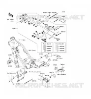 CHASSIS ELECTRICAL EQUIPMENT voor Kawasaki KLX250 2009
