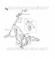 CHASSIS voor Kawasaki KLX250 2009