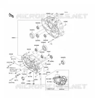 CRANKCASE(S) voor Kawasaki KLX250 2009