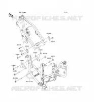 ENGINE MOUNT voor Kawasaki KLX250 2009