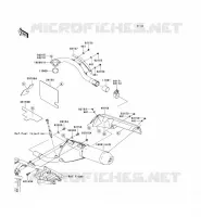 EXHAUST voor Kawasaki KLX250 2009