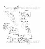 FENDER voor Kawasaki KLX250 2009