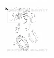 FRONT BRAKE voor Kawasaki KLX250 2009