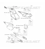 LABELS voor Kawasaki KLX250 2009