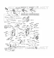 RADIATOR voor Kawasaki KLX250 2009