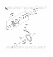 REAR HUB voor Kawasaki KLX250 2009