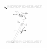 STAND voor Kawasaki KLX250 2009