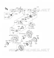 STARTER MOTOR voor Kawasaki KLX250 2009