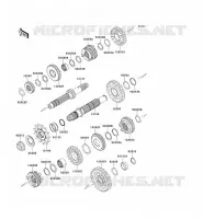 TRANSMISSION voor Kawasaki KLX250 2009