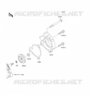 WATER PUMP voor Kawasaki KLX250 2009