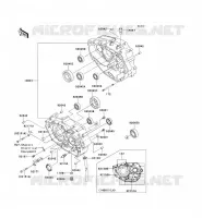 CRANKCASE(S) voor Kawasaki KLX250 2011