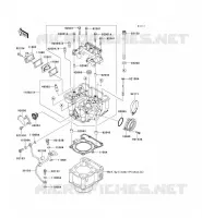 CYLINDER HEAD voor Kawasaki KLX250 2011