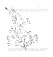 ENGINE MOUNT voor Kawasaki KLX250 2011