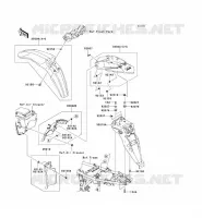 FENDER voor Kawasaki KLX250 2011