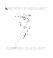 STAND voor Kawasaki KLX250 2011