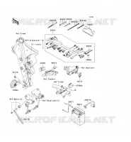 CHASSIS ELECTRICAL EQUIPMENT voor Kawasaki KLX250S 2011