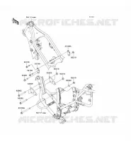 ENGINE MOUNT voor Kawasaki KLX250S 2011