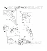 FENDER voor Kawasaki KLX250S 2011