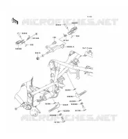 FOOTREST voor Kawasaki KLX250S 2011